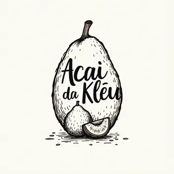 Açaí Klleu Logo Design