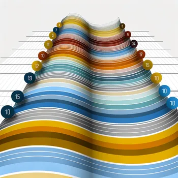 Abstract 10-Tier Wave Design