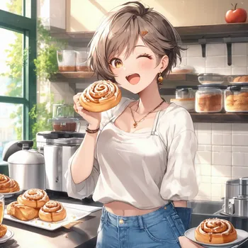 Adorable Breakfast Moment