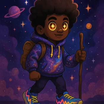 Afro-Surreal Cosmic Explorer