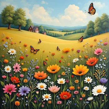 Afternoon Wildflower Meadow