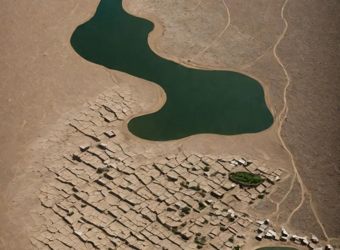 After the Drought: Rebirth of Green - “A world where long-lasting drought has finally ended. Once cracked and dry land is now turning green again; lakes and rivers are refilled with clear water. Soft clouds in the sky with gentle rainfall illuminated by warm sunlight create a hopeful atmosphere. Plants revive, trees bloom, and fresh greenery spreads across the landscape. A realistic, highly detailed, cinematic scene symbolizing nature’s healing, the return of water, and the rebirth of life.” - AI video generated with Pro