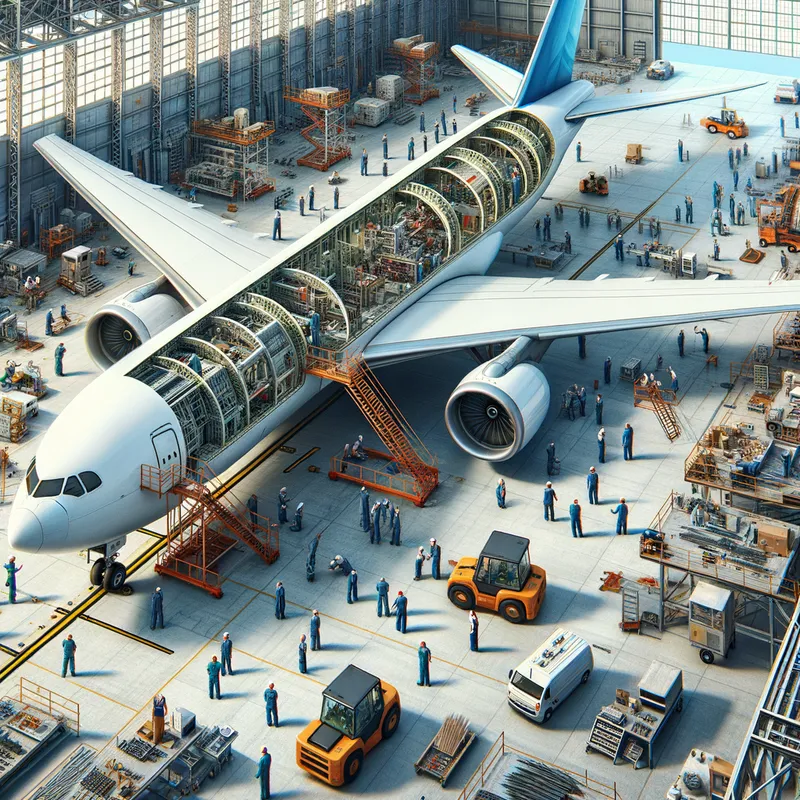 Airplane Assembly - Tangra AI Image Generator