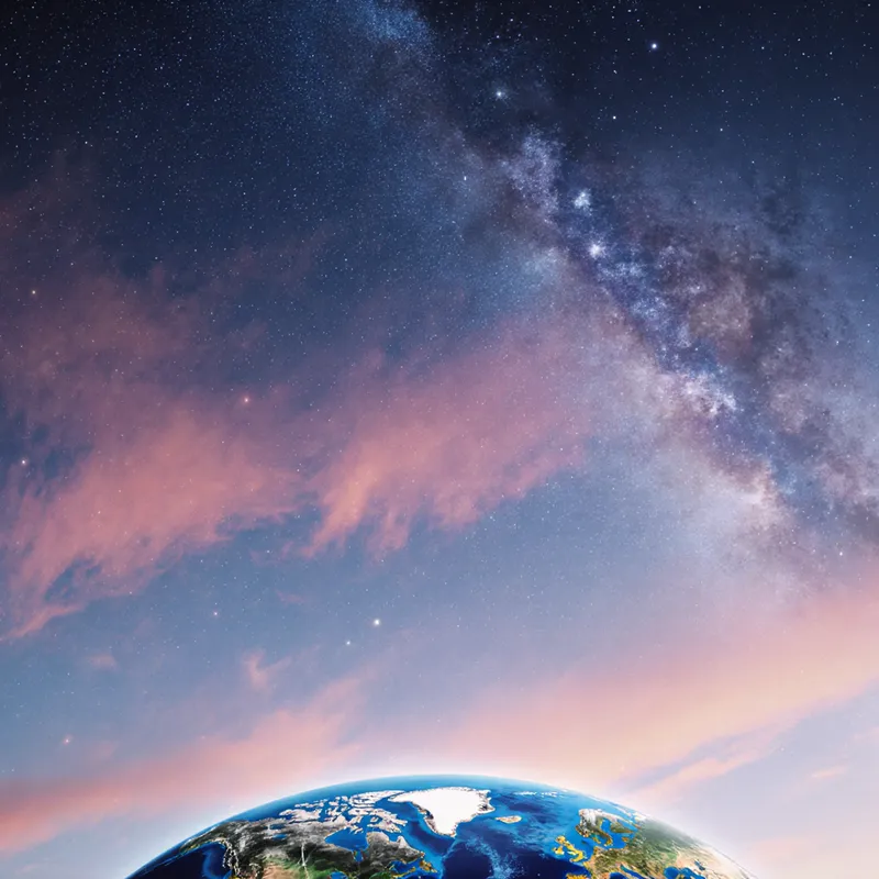 Alien Sky Scape - Sky from other world
 - AI image generated with Krea