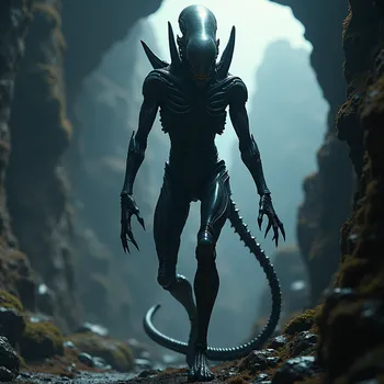 Alien Xenomorph in Space