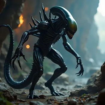 Alien Xenomorph in Space