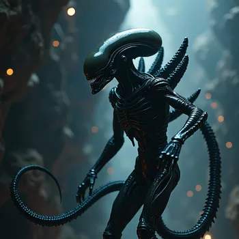 Alien Xenomorph in Space