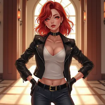 Alluring Red-Eyed Guardian