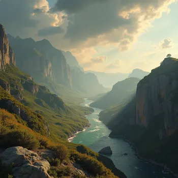 Ancient Earth Landscape