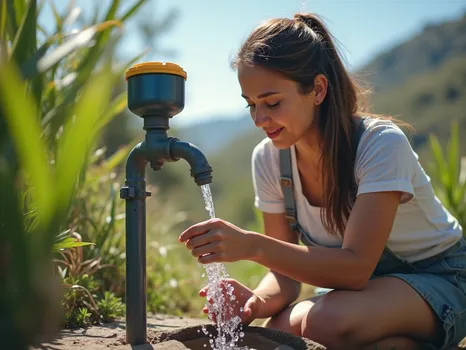 Animated Cover: Woman Installing Purifer