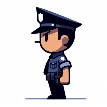 Animated Officer Side View
