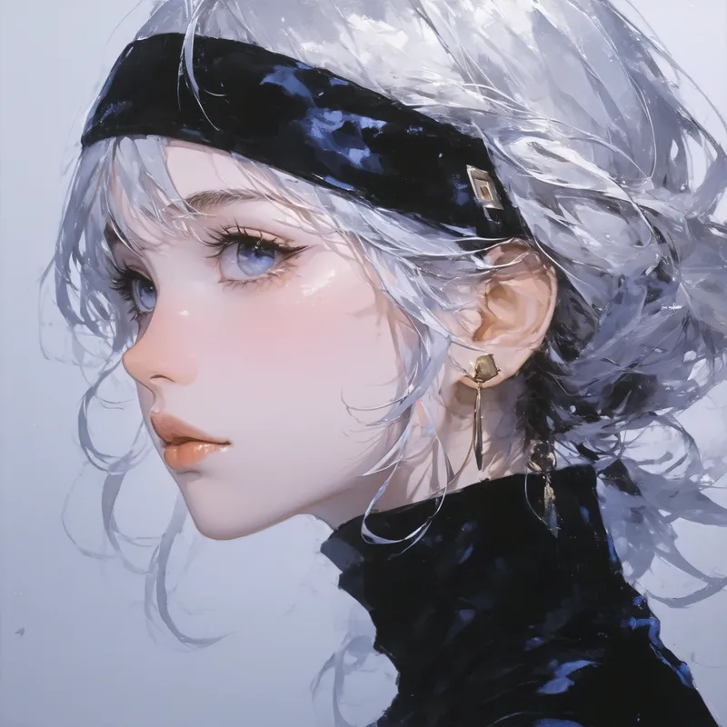 Anime Girl Portrait - anime girl