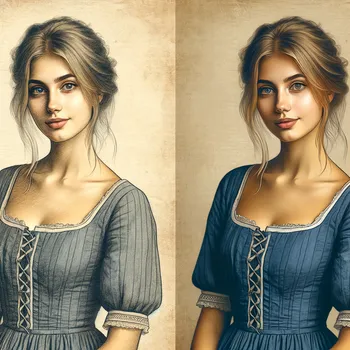 Antique Peasant Lady