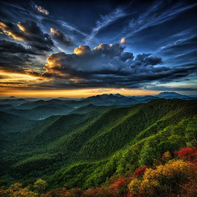 Apocalyptic Finale in HDR - the ending of the world - AI image generated with Photorealistic - high dynamic range