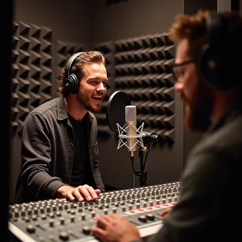 Artist Recording Vocals