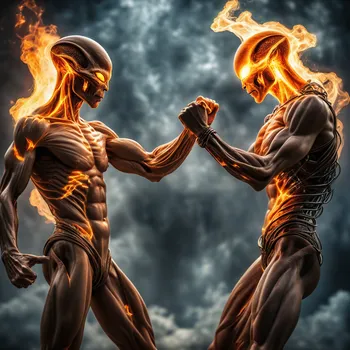 Aural Duel: Fire-Metal vs Cosmic Light
