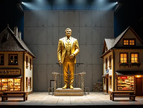 Austrian Village Theater Set