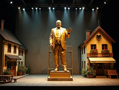 Austrian Village Theater Set