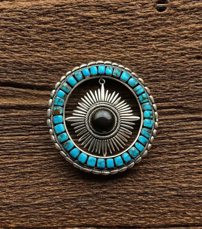 Authentic Native American Jewelry - native american jewelry - AI image generated with Photorealistic
