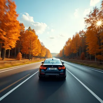 Autumn Highway Journey
