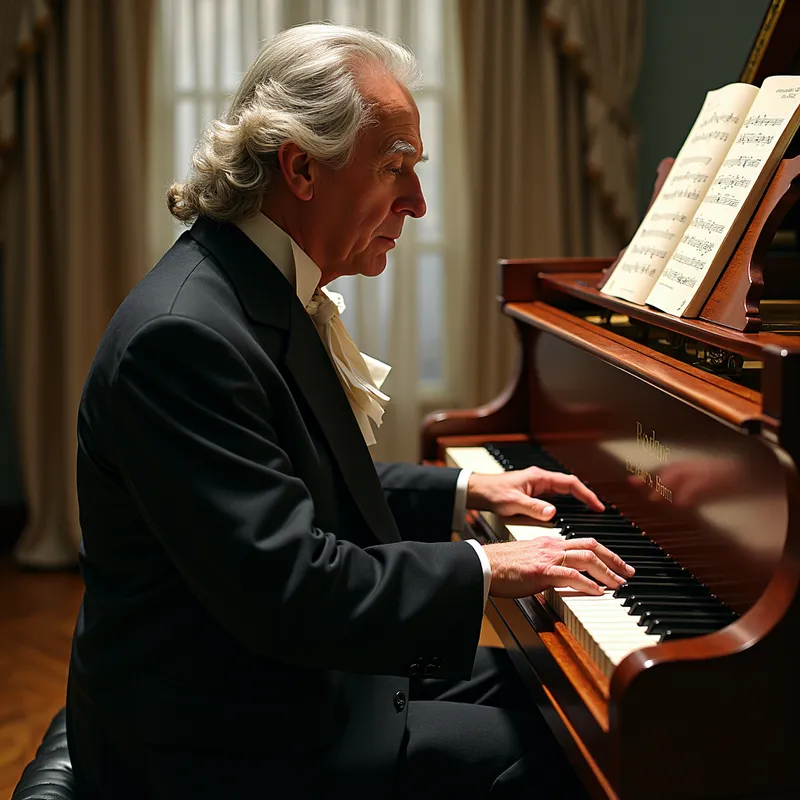 Bach: Piano Andante - Bach piano Andante