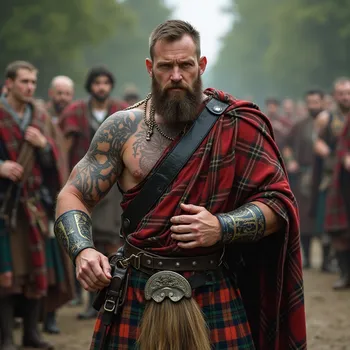 Barbarian Warrior in a Kilt
