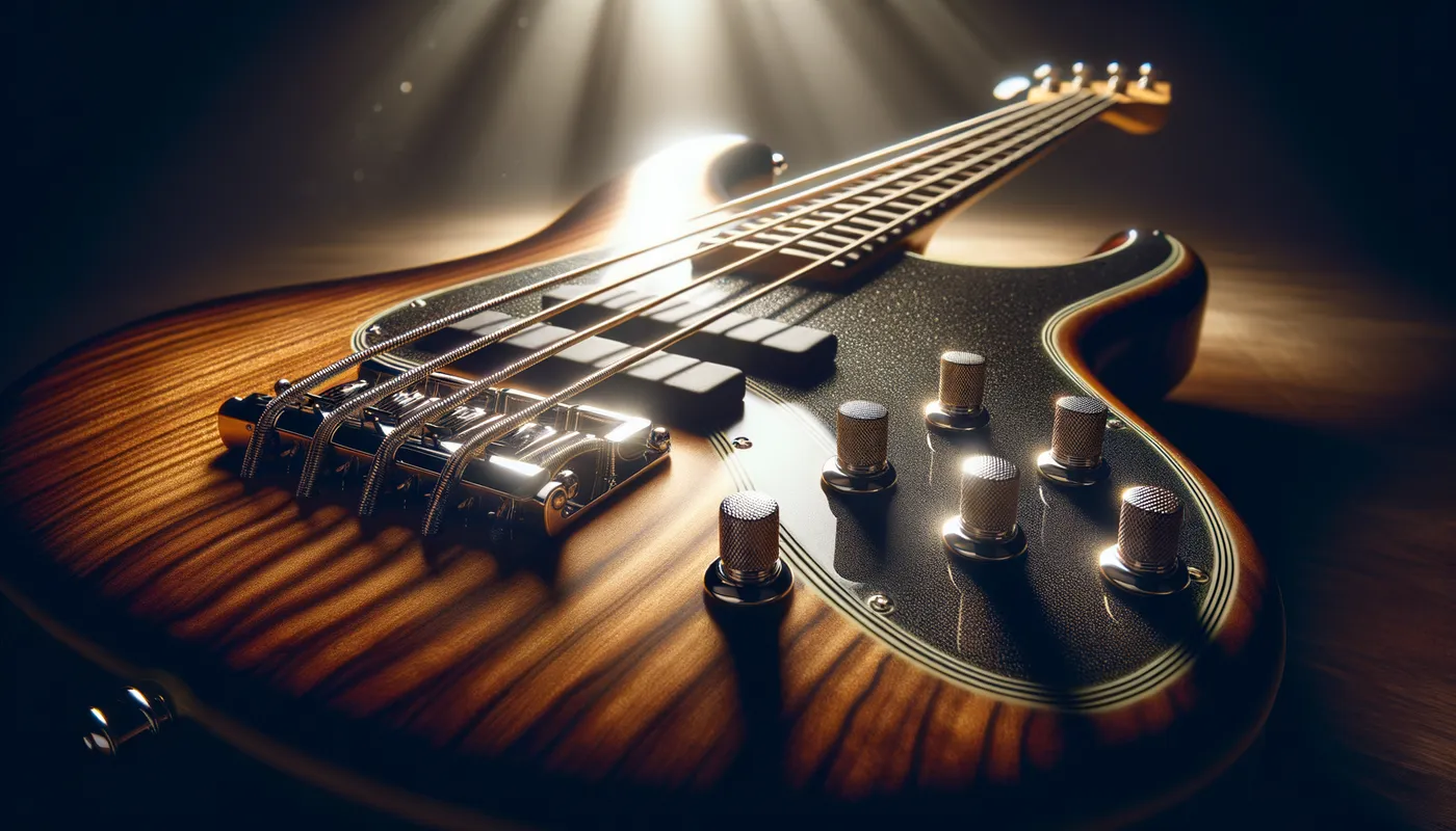 Bass Guitar of the Day - bass guitar
 - AI image generated with Art - picture of the day