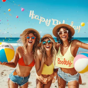 Beach Day Fun: Happy Birthday Bobby