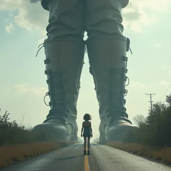 Behemoth Girl in Boots Stomping Down