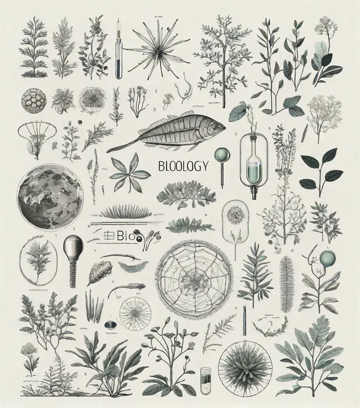 Biology Artistry - biology aesthetic - AI image generated with Photorealistic