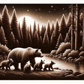 Black Forest Night with Bear Family