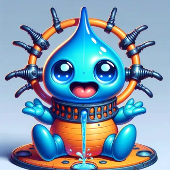 Blue Alien's Spaceship Adventure