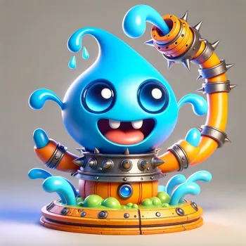 Blue Alien's Spaceship Adventure