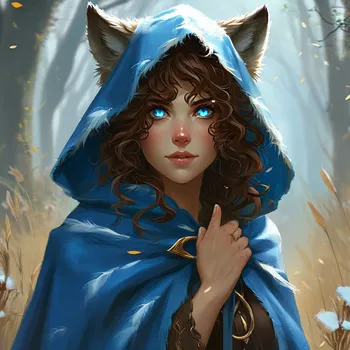 Blue-Cloaked Wolf-Eared Guide