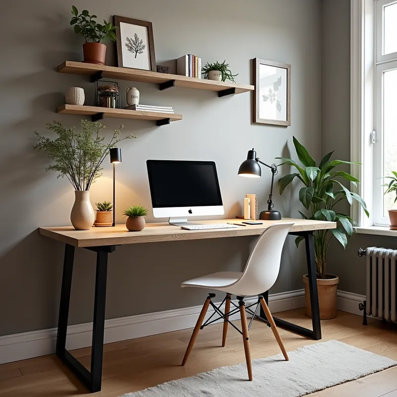 Bureau de Travail - bureau pour travailer
- AI image generated with Photorealistic 2