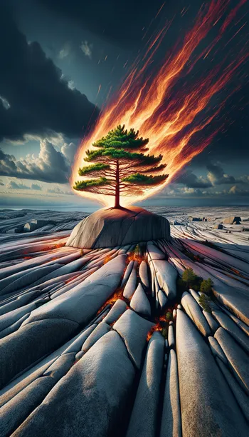 Burning Tree