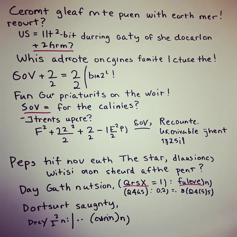 Calculus Challenge - A dense calculus problem, complete with integrals and derivatives, written on a chalkboard with multiple steps and annotations, evoking the difficulty of the SAT Advanced Math section. - AI image generated with Photorealistic 2