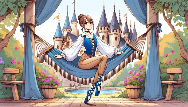 Castle Courtyard Repose
