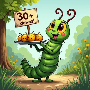 Caterpillar Celebrates with Bells