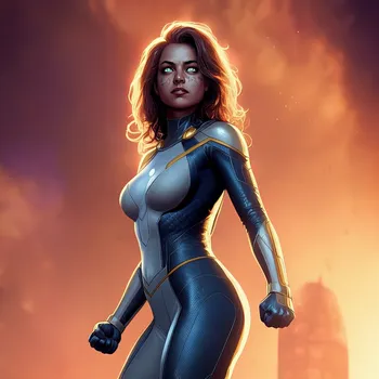 Chalice: Vibrant Hero in Action City