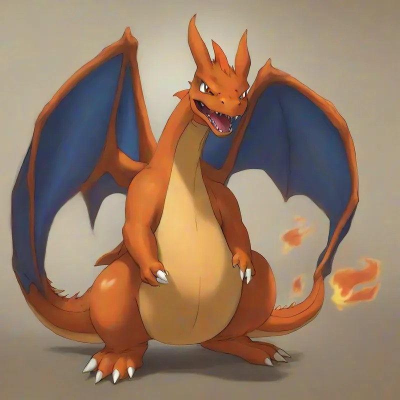 Charizard-Inspired Dragon - dragon like charizard
- AI image generated with Stable Diffusion XL