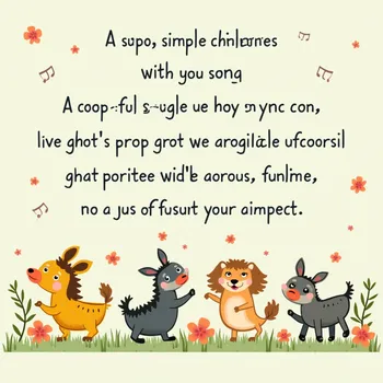 Cheerful Children's Song