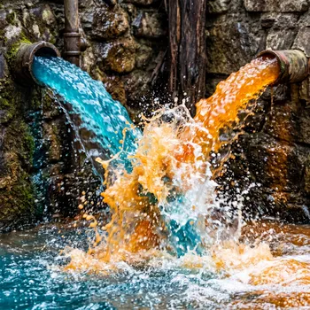 Clashing Colored Waters