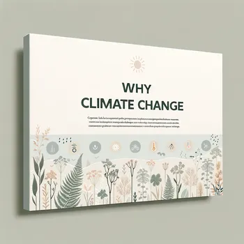 Climate Change Impact on Local Plants - Minimalist Cover