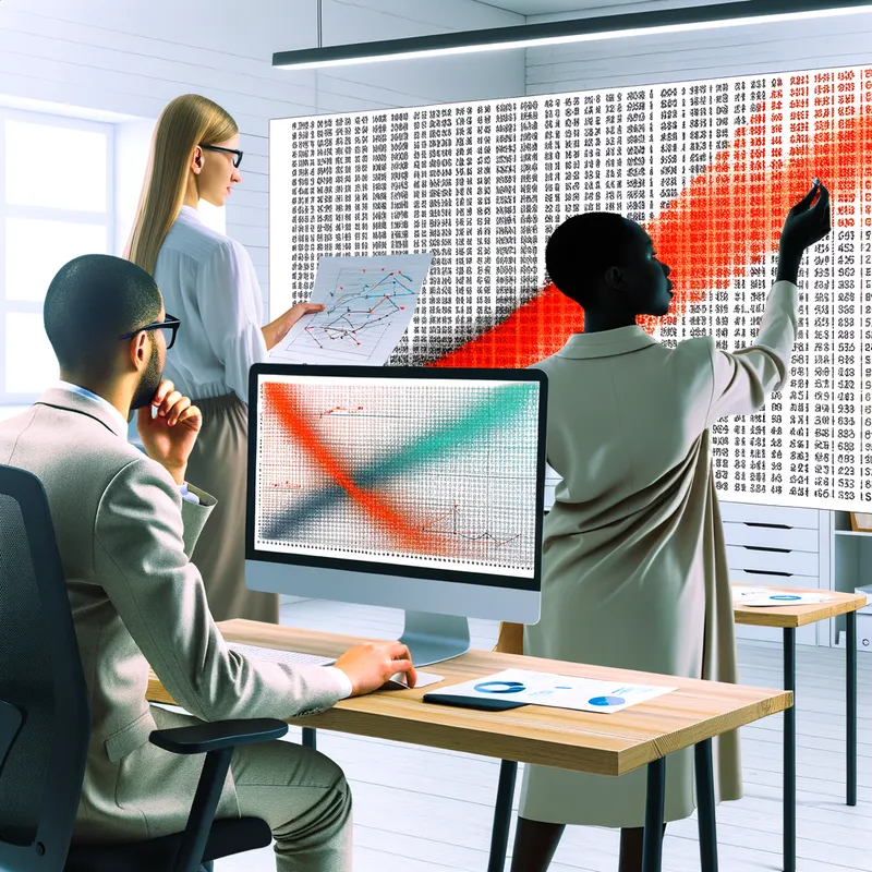 Collaboration in Data Analysis - Tangra AI Image Generator