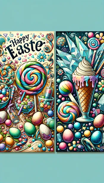 Colorful Easter Fantasy Playground