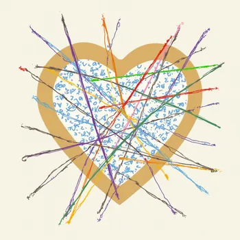 Colorful Lines in Triangular Shape