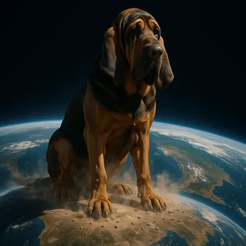 Colossal Bloodhound Towers Earth