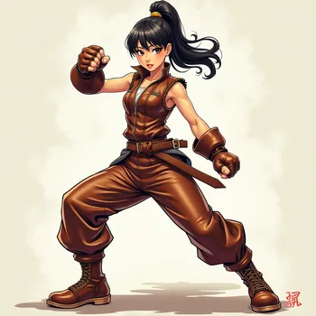 Combat Ready Asian Girl