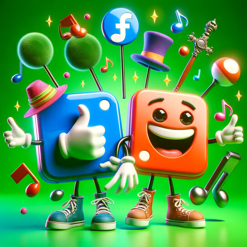 Comedic Click Buttons - Tangra AI Image Generator